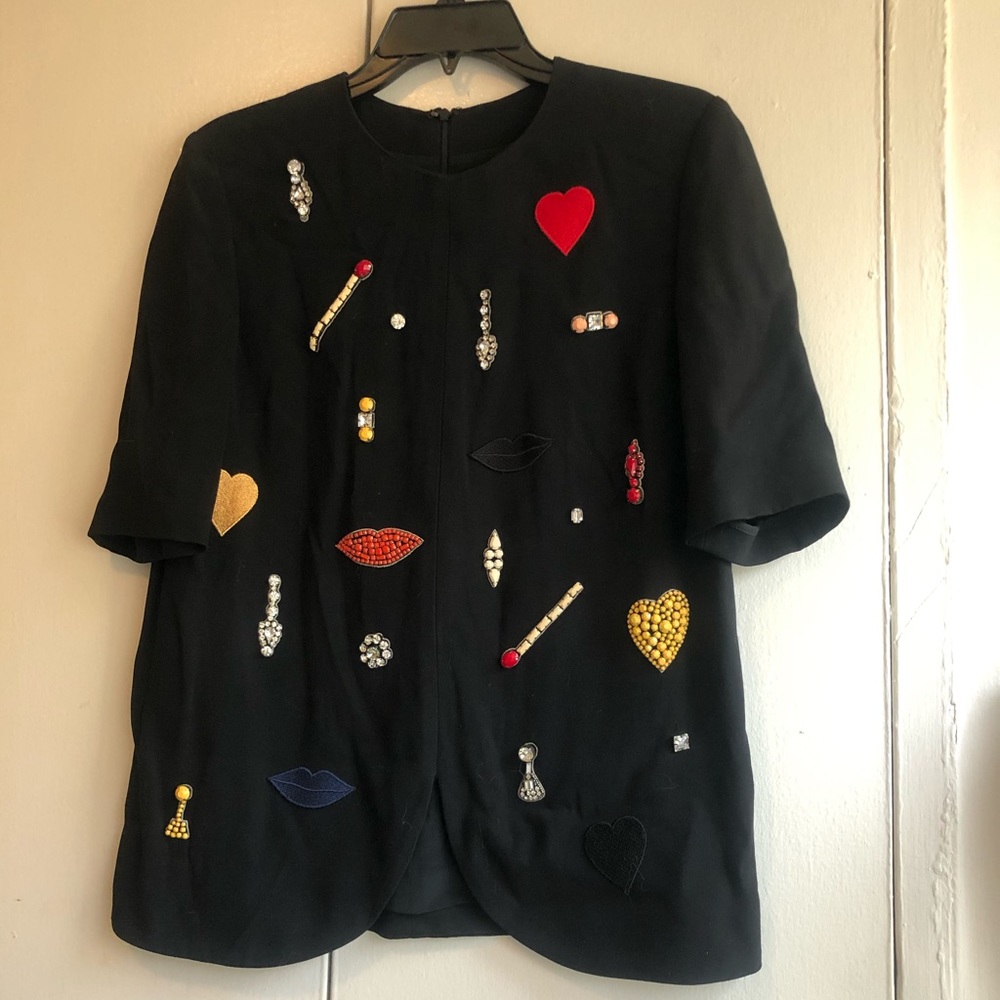 STELLA MCCARTNEY BEADED TOP SIZE S